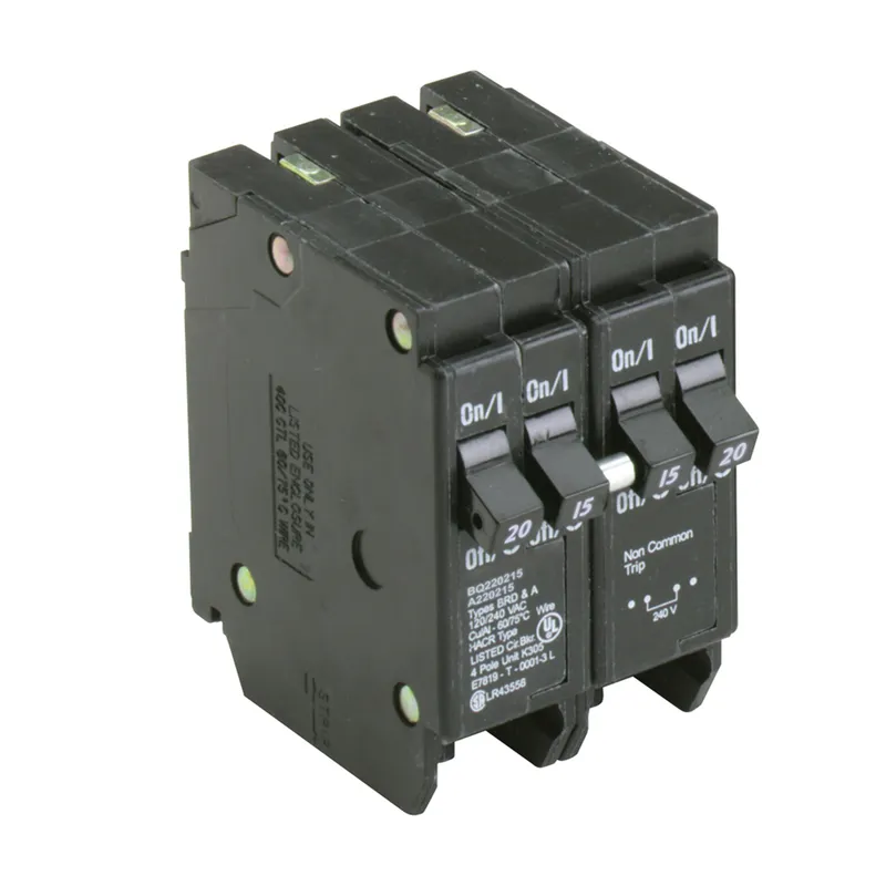 20/15A, 120/240V, 10 kAIC, CTL Quad CB