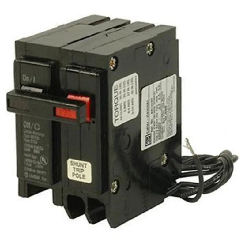 Breaker, 20A, 1P, 120/240V, 10 kAIC, Shunt Trip