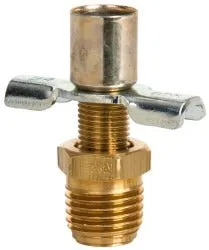 Eaton 6788 Brass Drain Cock Shutoff Valve 1/4 in 150 Psi