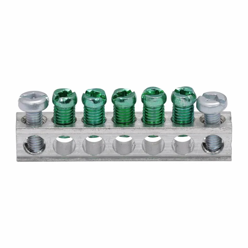 Ground Bar Kit, 5 Circuits, 2.54", Cu/Al