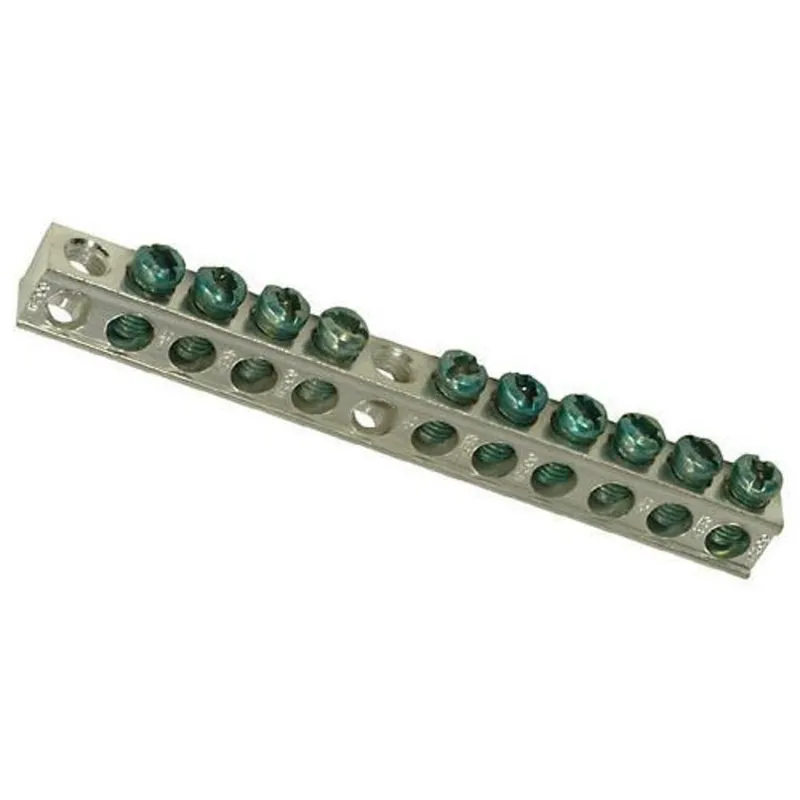 Ground Bar Kit, 10 Circuits, 4.29", Cu/Al
