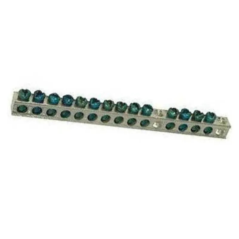 Ground Bar Kit, 14 Circuits, 5.69", Cu/Al