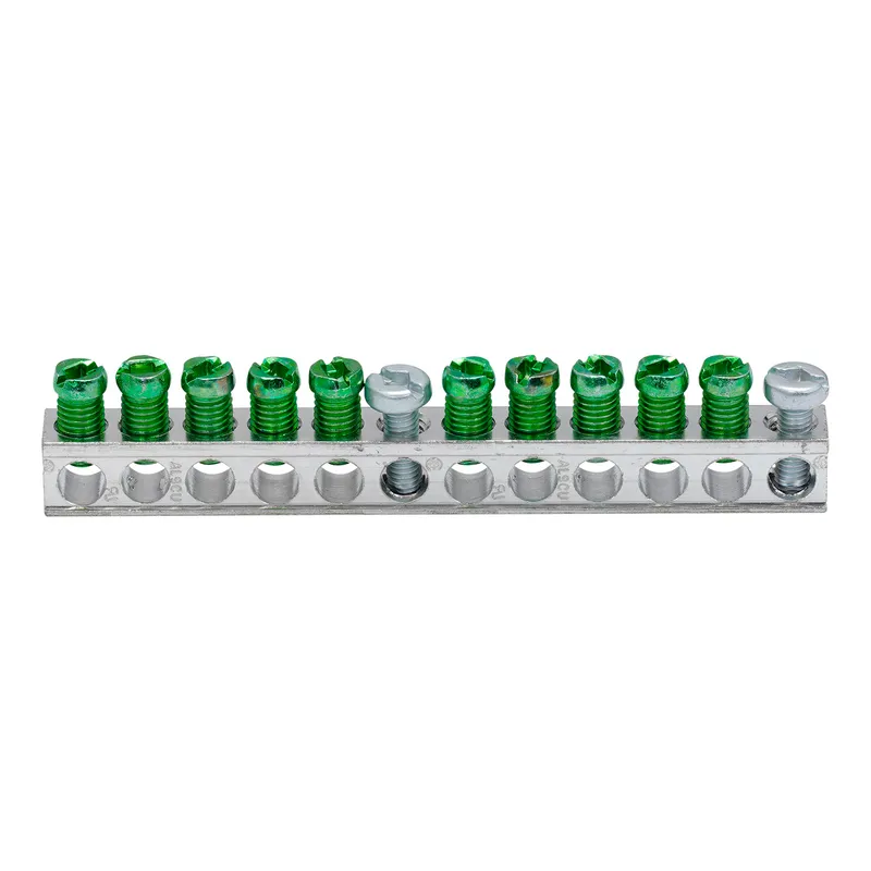 Ground Bar Kit, 10 Circuits, 4.29", Cu/Al