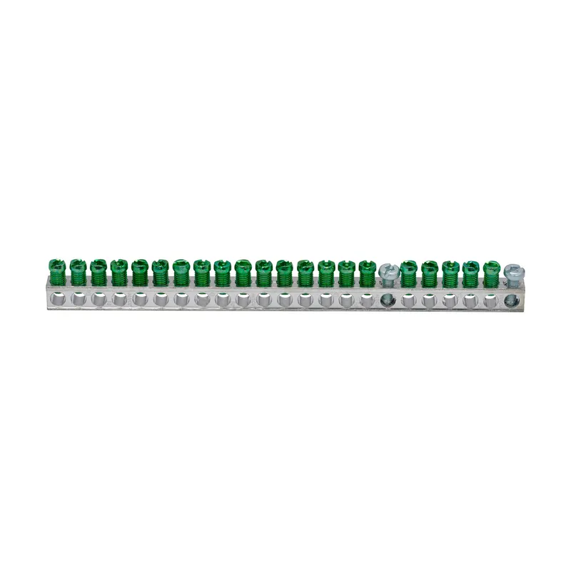 Ground Bar Kit, 21 Circuits, 8.14", Cu/Al