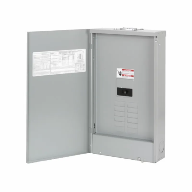 Load Center, Main Breaker, 100A, 120/240VAC, 12 Spaces, 24 Circuit