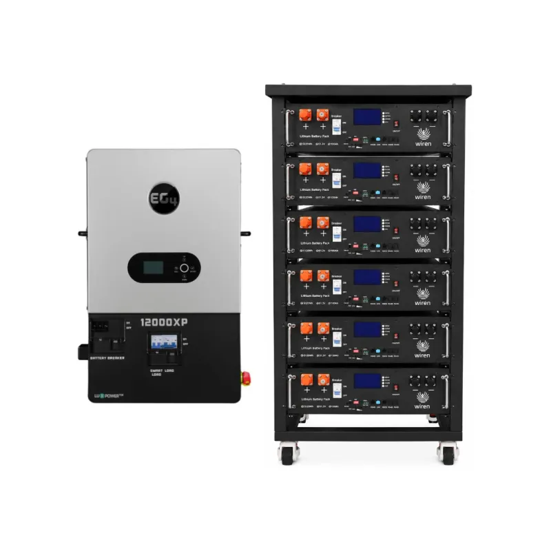 EG4 12000XP Off-Grid Power System + Wiren Server Rack Battery