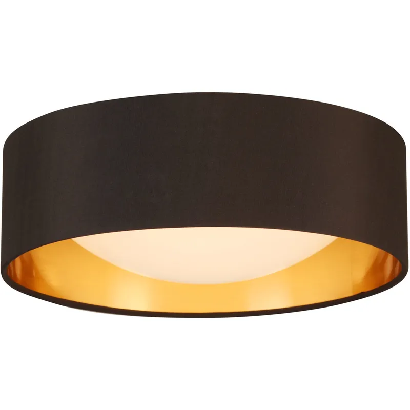 Tortoreto 1 Light 3.94 inch Matte Black Tubular Flush Mount Ceiling Light
