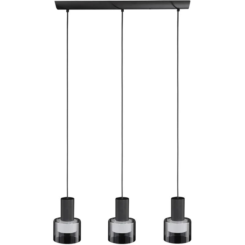 Molineros LED 28 inch Black Linear Pendant Ceiling Light