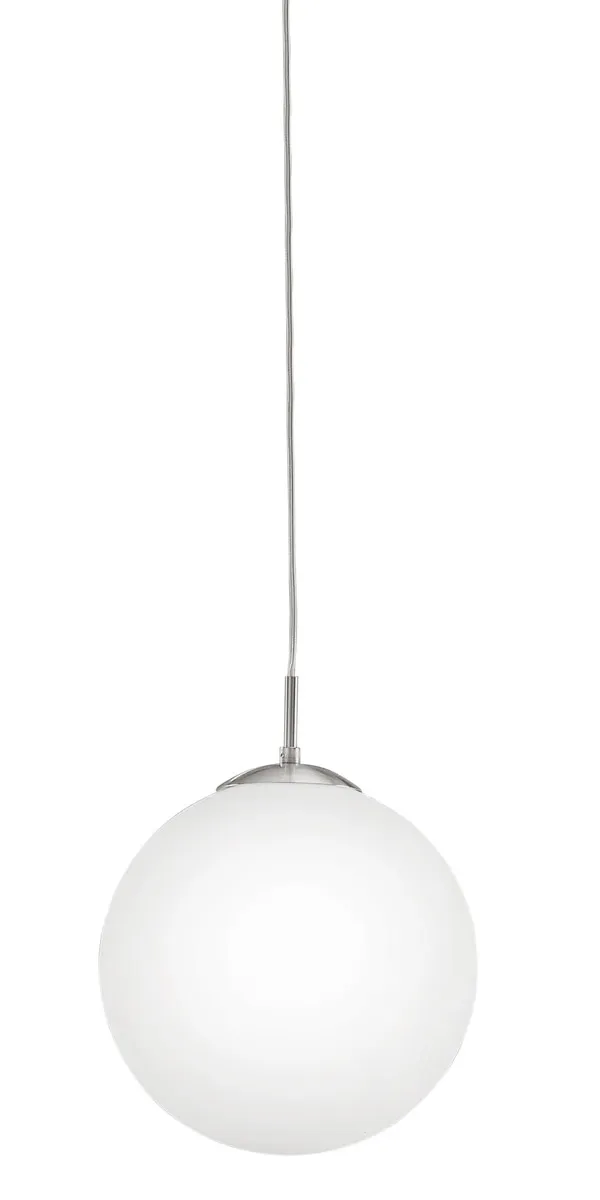 Rondo 1 Light 11.75 inch Matte Nickel Pendant Light Ceiling Light