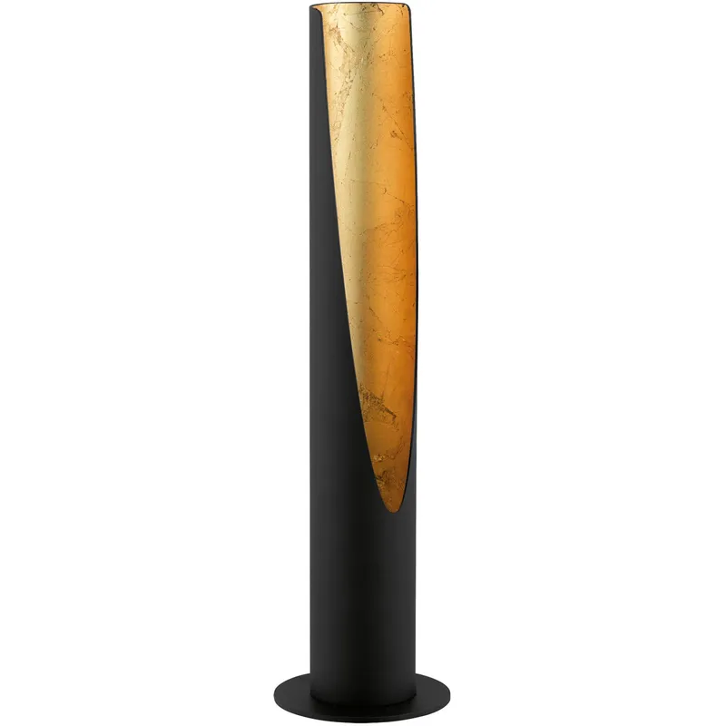Barbotto 15.5 inch 10 watt Black and Gold Table Lamp Portable Light