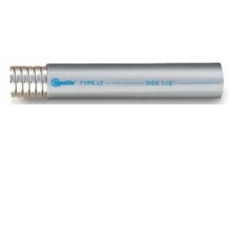 1-1/4" Liquidtight Steel Flex, Non-UL General Purpose, Gray, 50' Coil