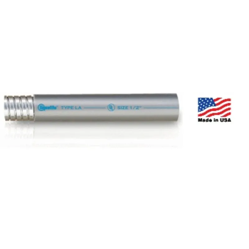 1" Liquidtight Steel Flex, UL Listed, Type LA, Gray, 100' Coil