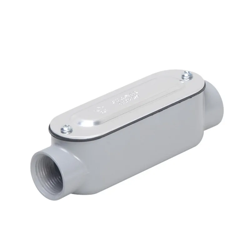 Conduit Body, Type: LC, "R" Series, Size: 2-1/2", Die Cast Aluminum