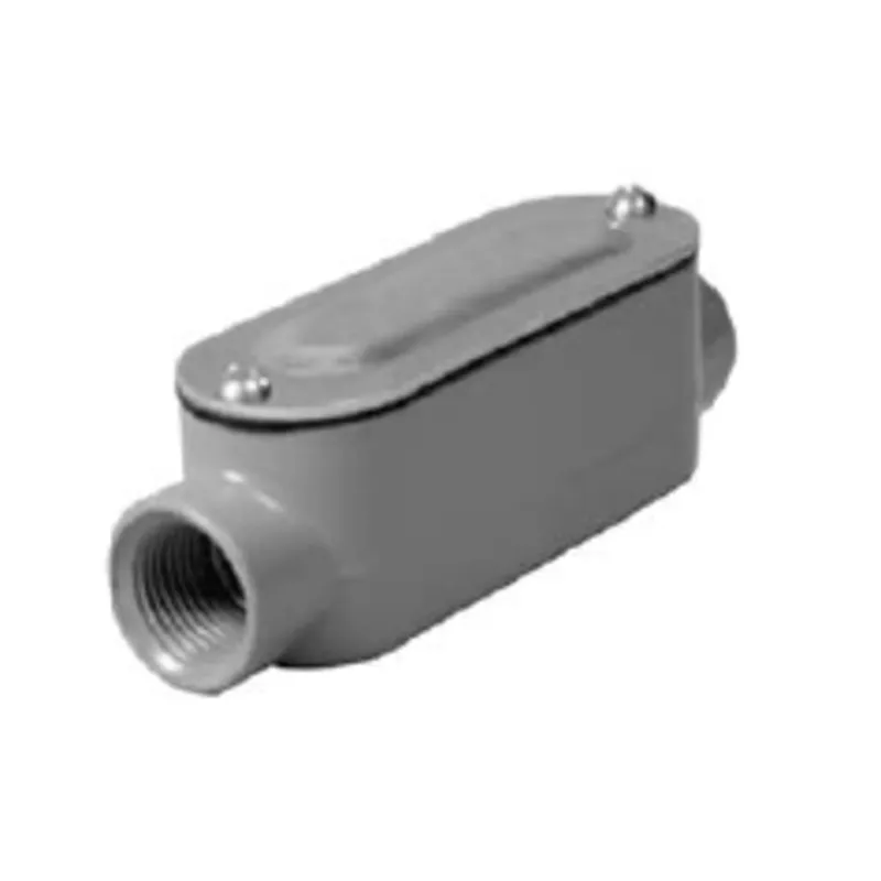 Conduit Body, Type: LC, "R" Series, Size: 1-1/2", Die Cast Aluminum