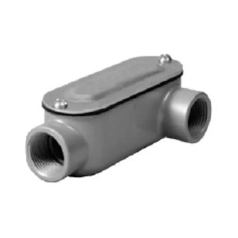 Conduit Body, Type: LL, "R" Series, Diameter 1", Die Cast Aluminum