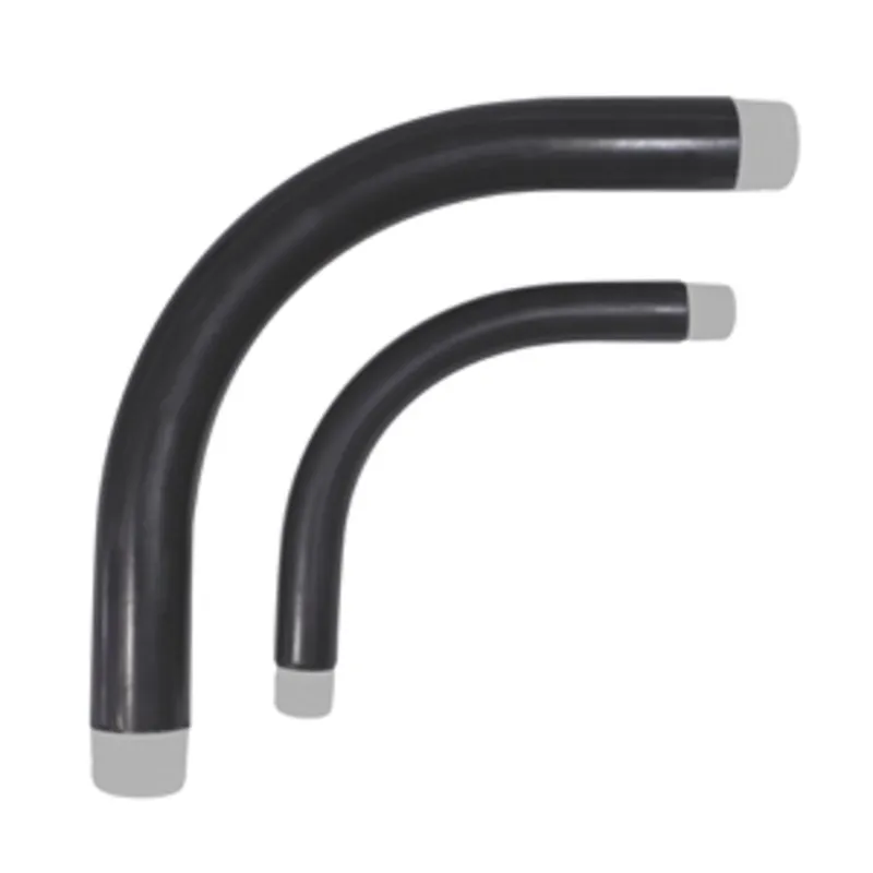 1" PVC Coated Steel 90° Sweep Elbow, 48" Radius