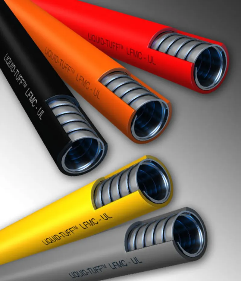 3/4" Liquidtight Steel Flex, UL Listed, Type UA, Red, 100' Coil
