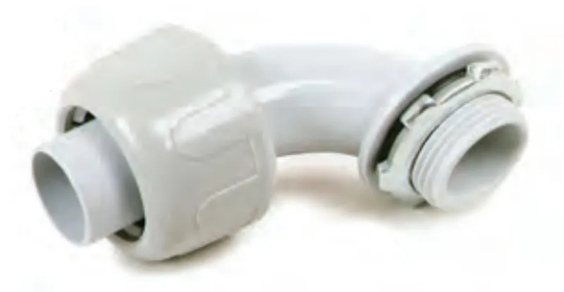 Liquidtight Straight Multi-Piece 90° Connector, 3/4"