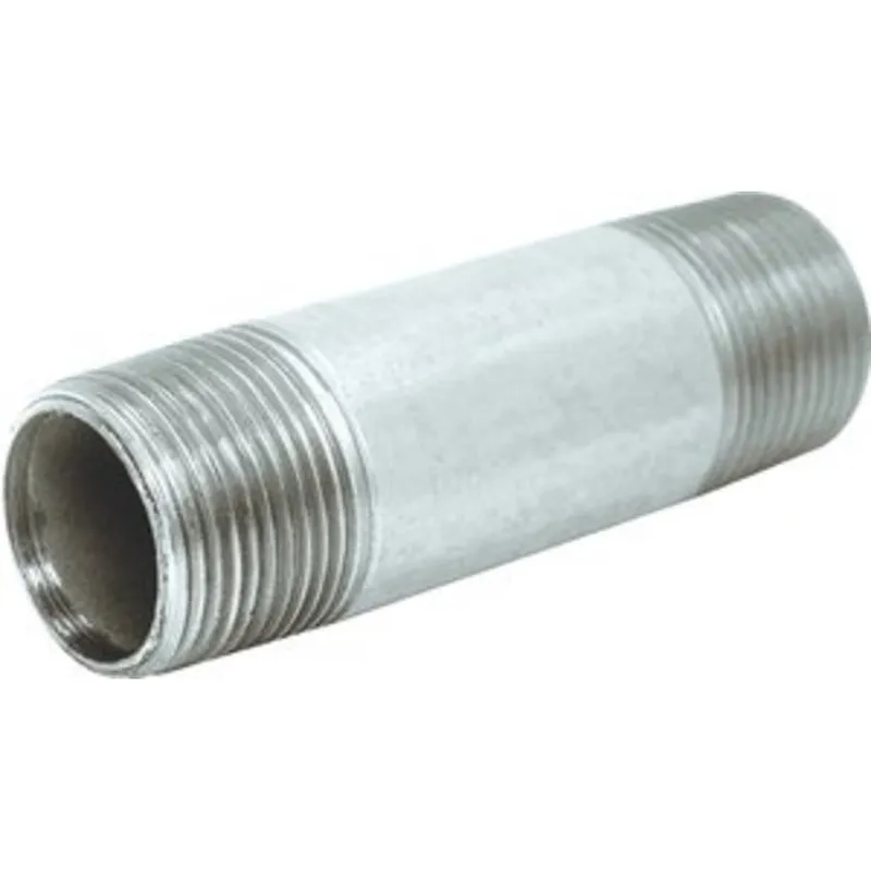 Threaded Conduit Nipple, 2-1/2" x 3", Steel