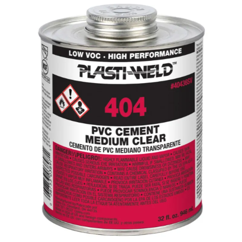PVC Cement - Clear, 1-Quart