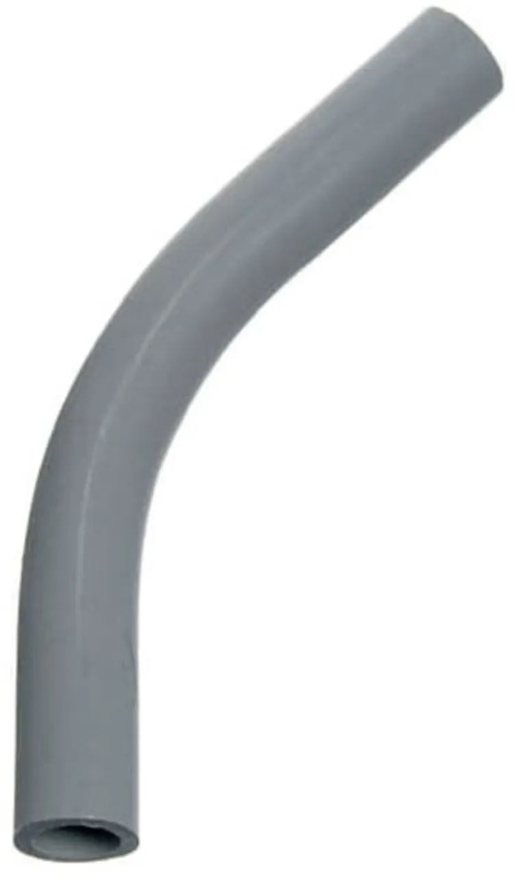 2" PVC 22-1/2° Elbow, Schedule 40, Gray