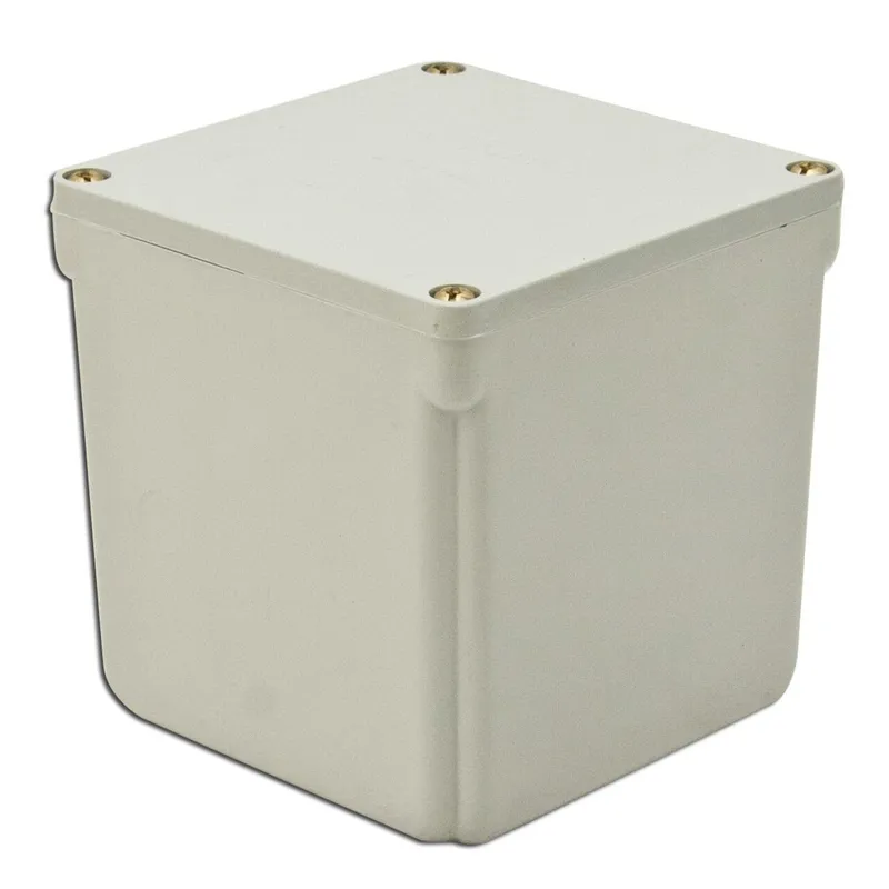 Junction Box, NEMA 4X, Screw Cover, 4" x 4" x 6"