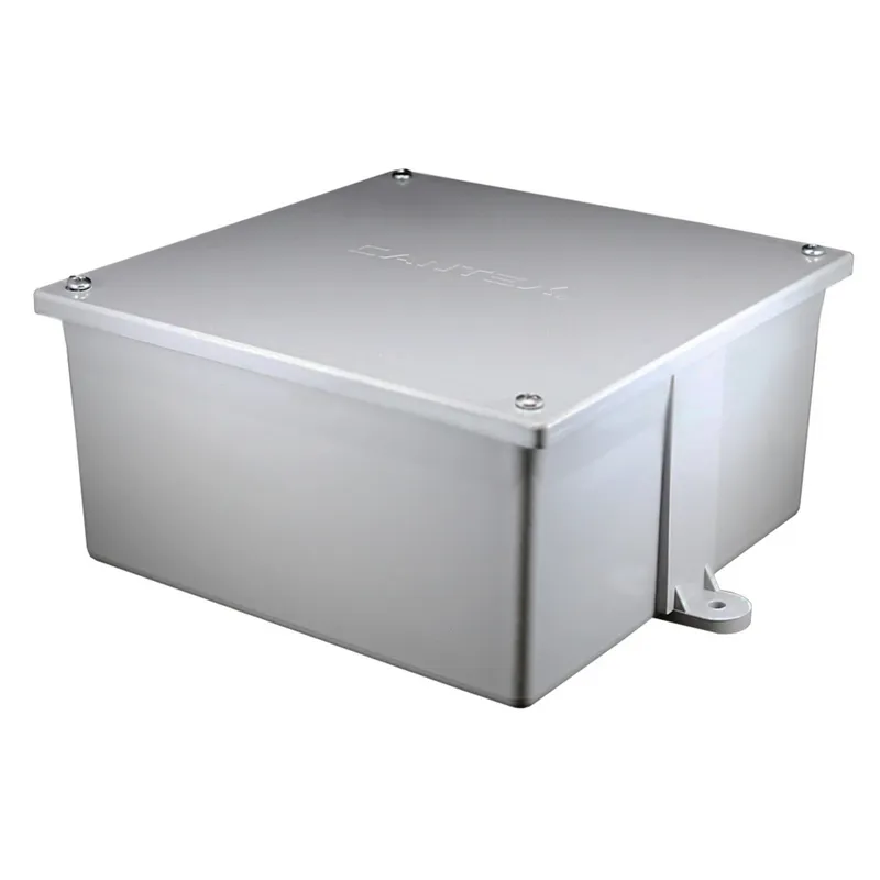 Junction Box, NEMA 4X, Screw Cover, 12" x 12" x 6"