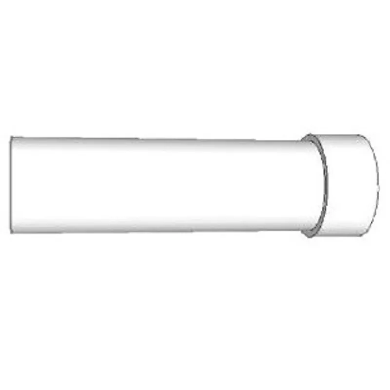 3" PVC Conduit, 20' Length, Schedule 80, Gray, Bell End