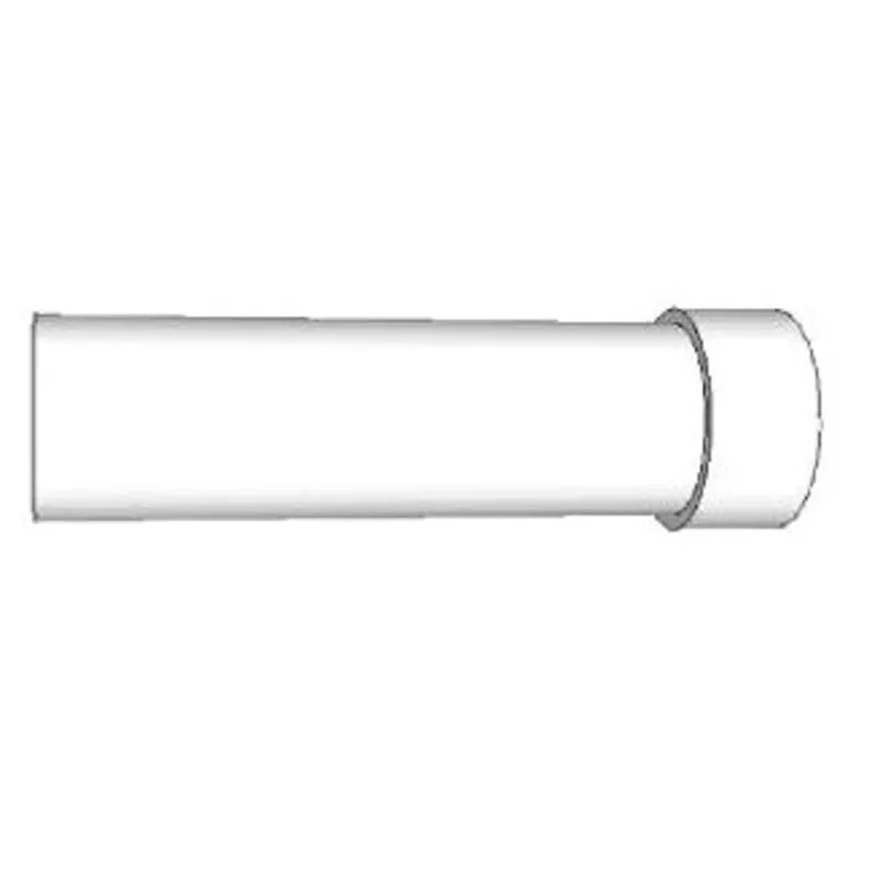 2-1/2" PVC Conduit, 20' Length, Schedule 40, Gray, Bell End