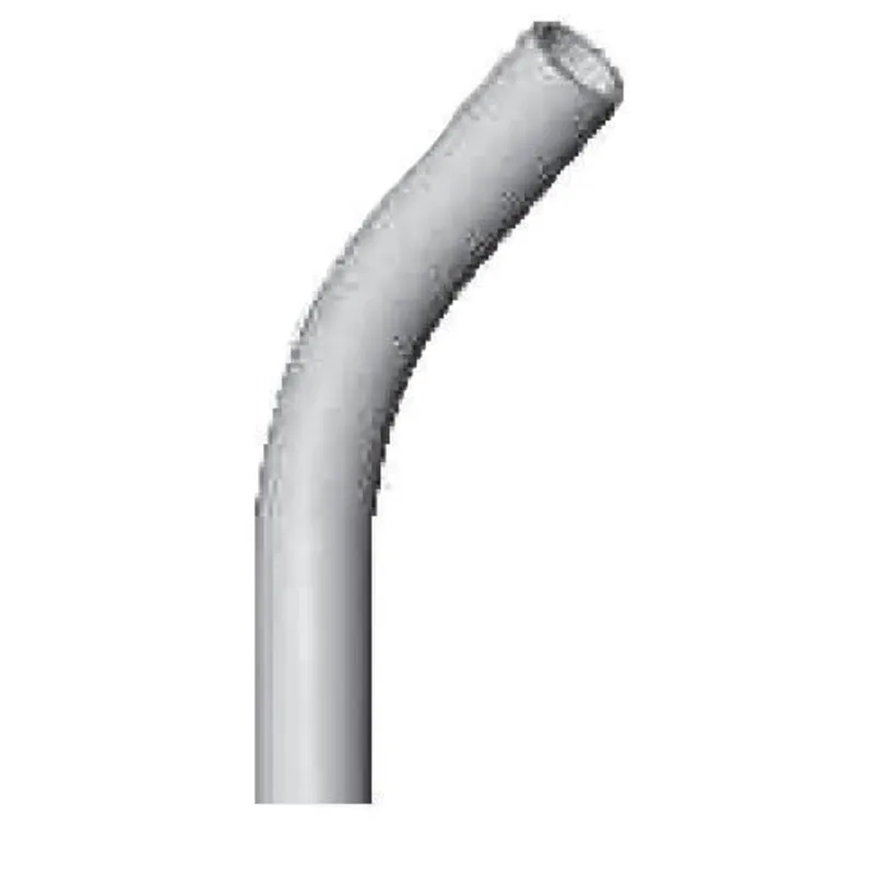 4" PVC 45° Elbow, 48" Radius, Schedule 40, Gray