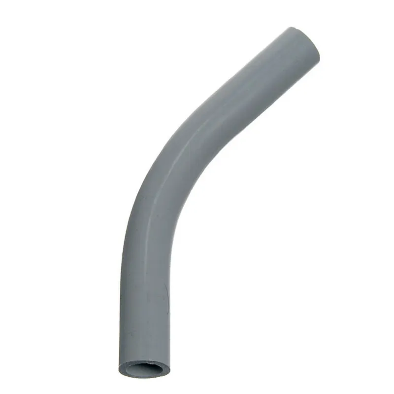 3" PVC 45° Elbow, 30" Radius, Schedule 40, Gray