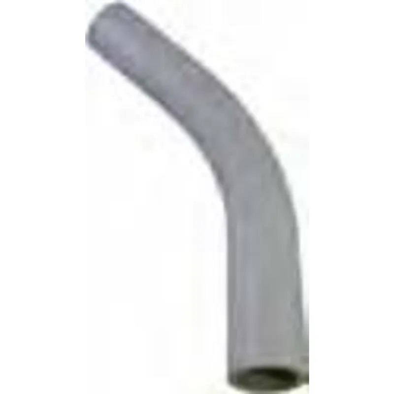 3" PVC 45° Elbow, 36" Radius, Schedule 80, Gray