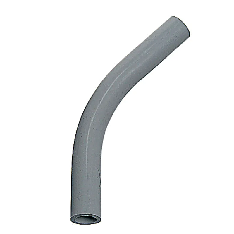 5" PVC 45° Elbow, 30" Radius, Schedule 40, Gray