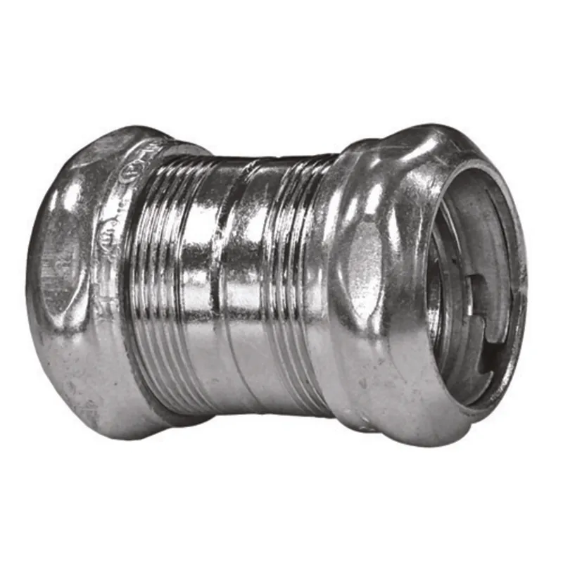 EMT Compression Coupling, 3/4 inch, Raintight/Concrete Tight, Steel