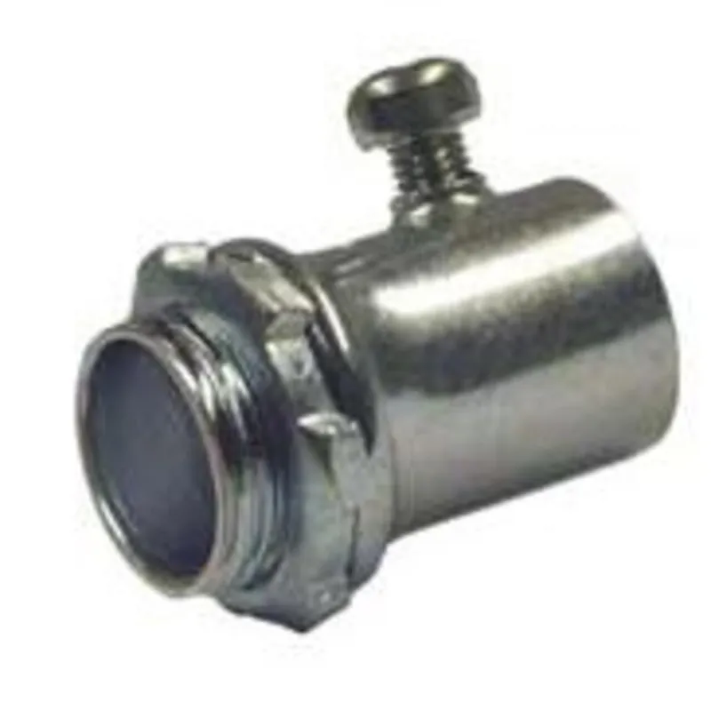 EMT Set Screw Connector, Steel, 3/4 inch