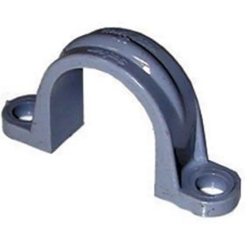 Conduit Strap, 2-Hole, 1/2" Diameter, PVC