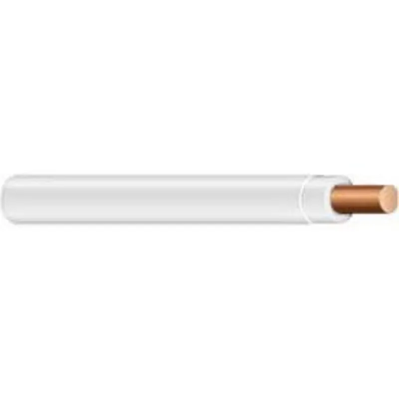 12 AWG THHN/THWN-2 Solid Copper, White, 500'