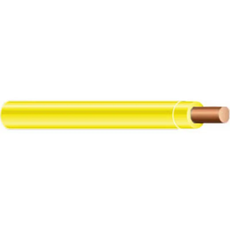 10 AWG THHN/THWN-2 Solid Copper, Yellow, 2500'