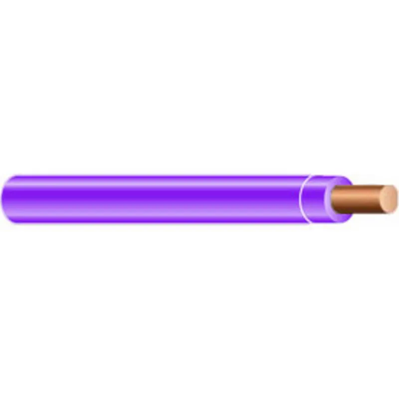 12 AWG THHN/THWN-2 Solid Copper, Purple, 500'