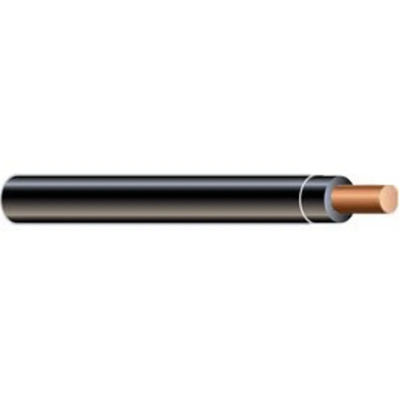 12 AWG THHN/THWN-2 Solid Copper, Black, 2500'