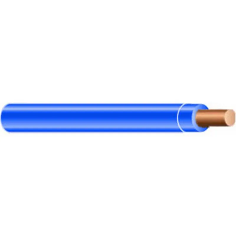 14 AWG THHN/THWN-2 Solid Copper, Blue, 500'