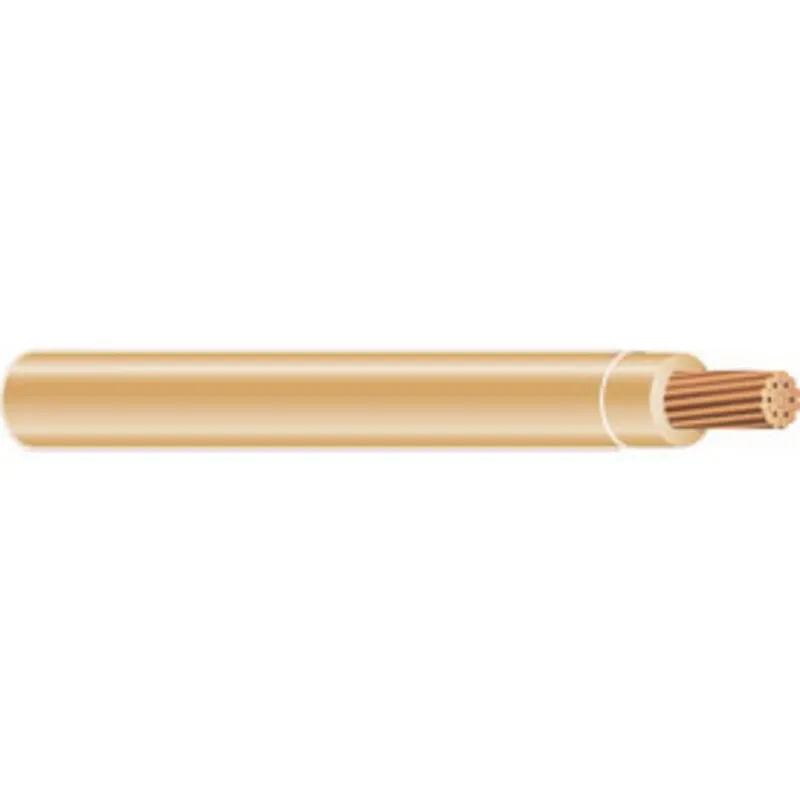 14 AWG THHN/THWN-2 Stranded Copper, Tan, 2500'