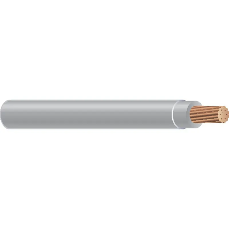 4 AWG THHN/THWN-2 Stranded Copper, Gray, 1000'
