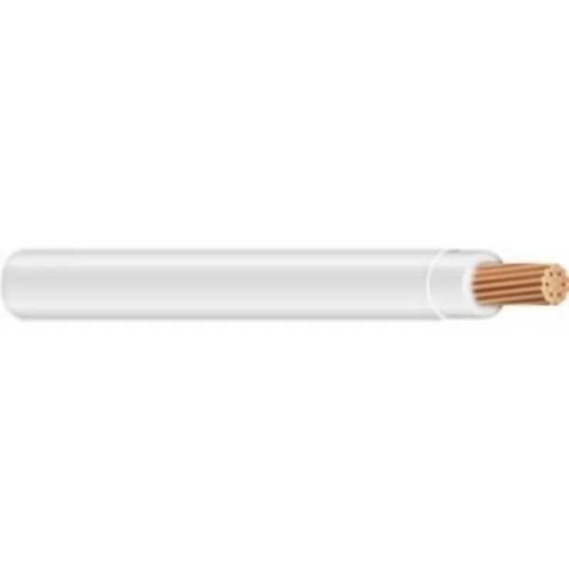 250 MCM THHN/THWN-2 Stranded Copper, White, 2500'