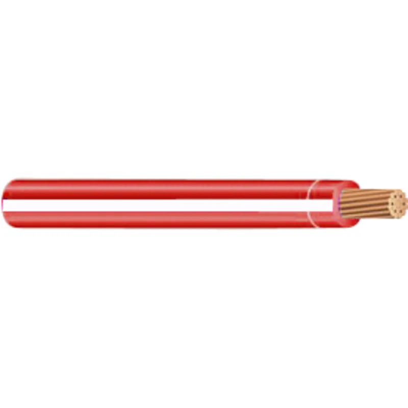 12 AWG THHN/THWN-2 Stranded Copper, Red w/White Stripe, 500'