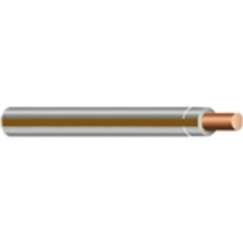 12 AWG THHN/THWN-2 Stranded Copper, Gray/Yellow Stripe, 2500'