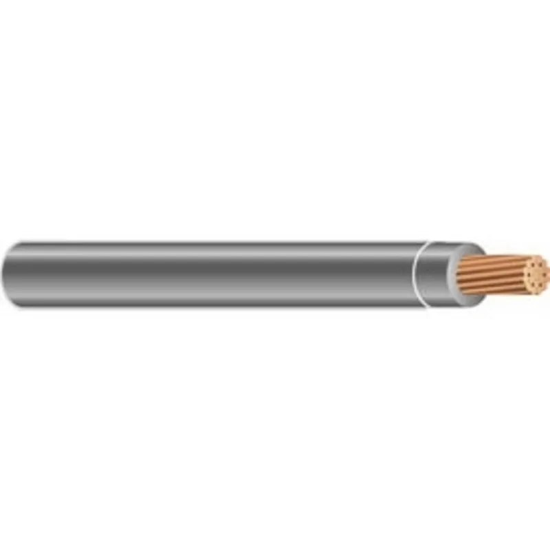 1/0 AWG THHN/THWN-2 Stranded Copper, Gray, 5000'