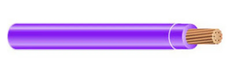 14 AWG XHHW-2 Stranded Copper, Purple, 2500' Reel