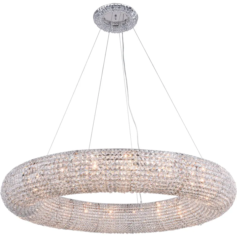 Paris 20 Light 52 inch Chrome Chandelier Ceiling Light