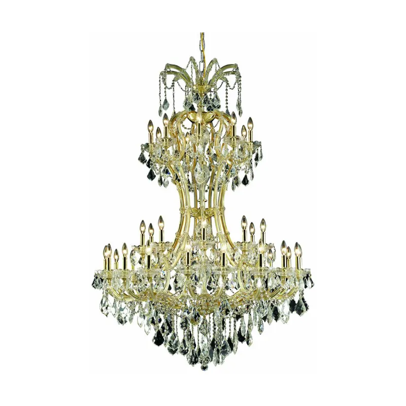 Maria Theresa 36 Light 46 inch Gold Foyer Ceiling Light in Clear, Royal Cut